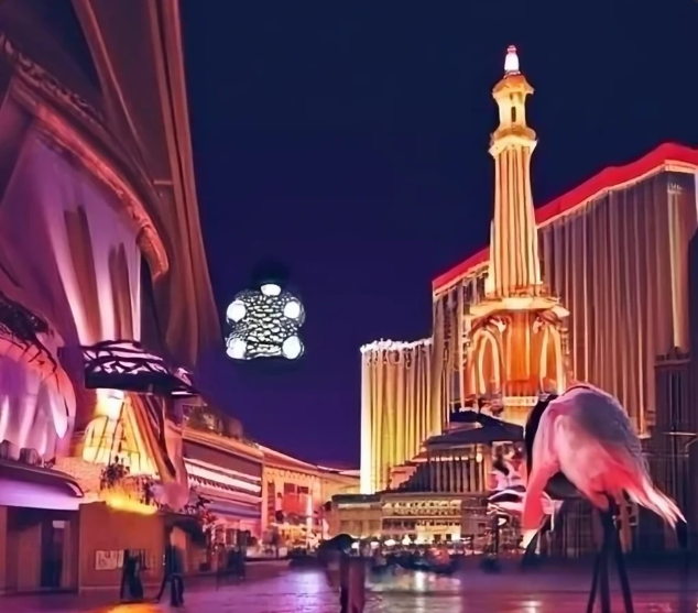 AI doesn't really know Las Vegas, or I'm bad at directing AI to do my bidding. 